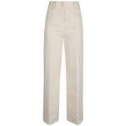 Wide Trousers Aspesi , Beige , Dames