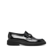 Zwarte Casual Loafers Casadei , Black , Dames