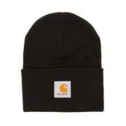 Urban Logo Patch Beanie Hat Carhartt Wip , Black , Heren