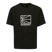 Heren Logo Tee Shirt Rassvet , Black , Heren