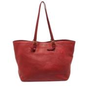 Pre-owned Leather totes Miu Miu Pre-owned , Red , Dames