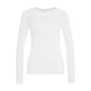 Long Sleeve Tops Majestic Filatures , White , Dames