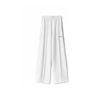 Wide Trousers Hinnominate , White , Dames