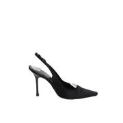 Pre-owned Leather heels René Caovilla Pre-owned , Black , Dames