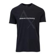 T-Shirts Armani Exchange , Black , Heren