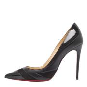 Pre-owned Leather heels Christian Louboutin Pre-owned , Black , Dames