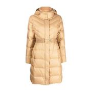 Iced Coffee Synthetische Jas voor Dames Twinset , Beige , Dames