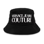 Emmerhoed met logo Versace Jeans Couture , Black , Heren