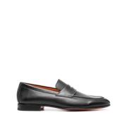 Loafers Santoni , Black , Heren