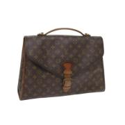 Pre-owned Canvas handbags Louis Vuitton Vintage , Brown , Dames