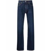 Blauwe Straight Jeans voor Mannen Maison Margiela , Blue , Heren