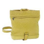 Pre-owned Leather shoulder-bags Bottega Veneta Vintage , Yellow , Dame...