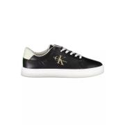 Calvin Klein Black Polyester Sneaker Calvin Klein , Black , Heren