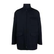 Coats Giorgio Armani , Blue , Heren