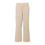 Beige Katoenen Jogging Loose-Fit Broek Prada , Beige , Dames