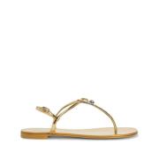 Flat Sandals Giuseppe Zanotti , Yellow , Dames