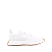 Witte Elegante Gesloten Sneakers Giuseppe Zanotti , White , Heren