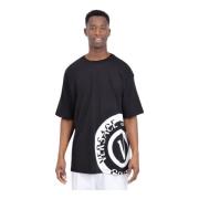 T-Shirts Versace Jeans Couture , Black , Heren