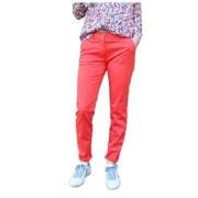 Rechte Chino Broek Mason's , Orange , Dames