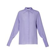 Stijlvol Wit Overhemd Liu Jo , Purple , Dames