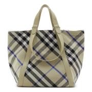 Tote Bags Burberry , Gray , Dames