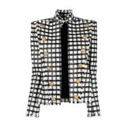 Blazers Balmain , Beige , Dames