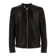 Leather Jackets Dfour , Black , Heren