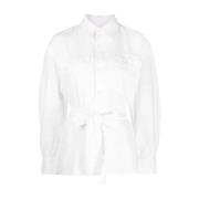 Long Sleeve Tops Polo Ralph Lauren , White , Dames