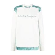 Witte Casual Sweatshirt Salvatore Ferragamo , White , Dames
