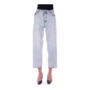 Cropped Jeans Haikure , Blue , Dames