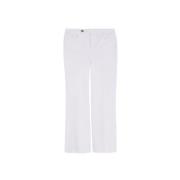 Microflare Jeans in Optisch Wit Liu Jo , White , Dames