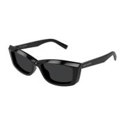 Zwarte Cat-Eye Zonnebril SL 658 Saint Laurent , Black , Dames