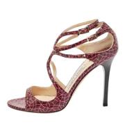 Pre-owned Leather sandals Jimmy Choo Pre-owned , Multicolor , Dames