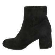 Pre-owned Suede boots Gianvito Rossi Pre-owned , Black , Dames