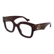 Donker Havana Brillen Gg1423O Gucci , Brown , Unisex