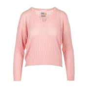 Roze Sweater Yang Chill V Crush , Pink , Dames