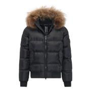 Down Jackets BomBoogie , Black , Heren