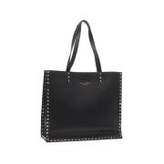 Pre-owned Leather handbags Valentino Vintage , Black , Dames