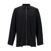 Zwarte Shirt met Ritssluiting Givenchy , Black , Heren