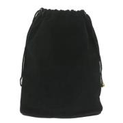 Pre-owned Suede clutches Gucci Vintage , Black , Dames