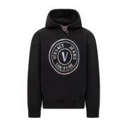 Sweatshirts Hoodies Versace Jeans Couture , Black , Heren