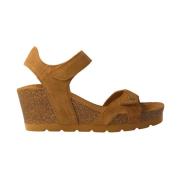 Wedges Panama Jack , Brown , Dames