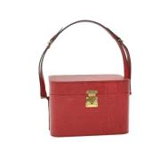 Pre-owned Leather louis-vuitton-bags Louis Vuitton Vintage , Red , Dam...