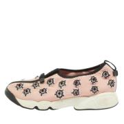 Pre-owned Fabric sneakers Dior Vintage , Pink , Dames