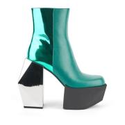 Stage Boot United Nude , Green , Dames
