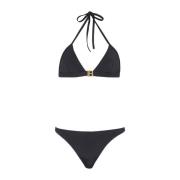 B driehoek bikini Balmain , Black , Dames