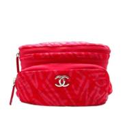 Pre-owned Nylon shoulder-bags Chanel Vintage , Pink , Dames