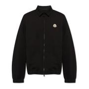 Sweatshirt met rits Moncler , Black , Heren