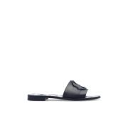 Rubberen slides Moncler , Blue , Dames