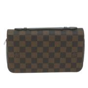 Pre-owned Canvas wallets Louis Vuitton Vintage , Brown , Dames